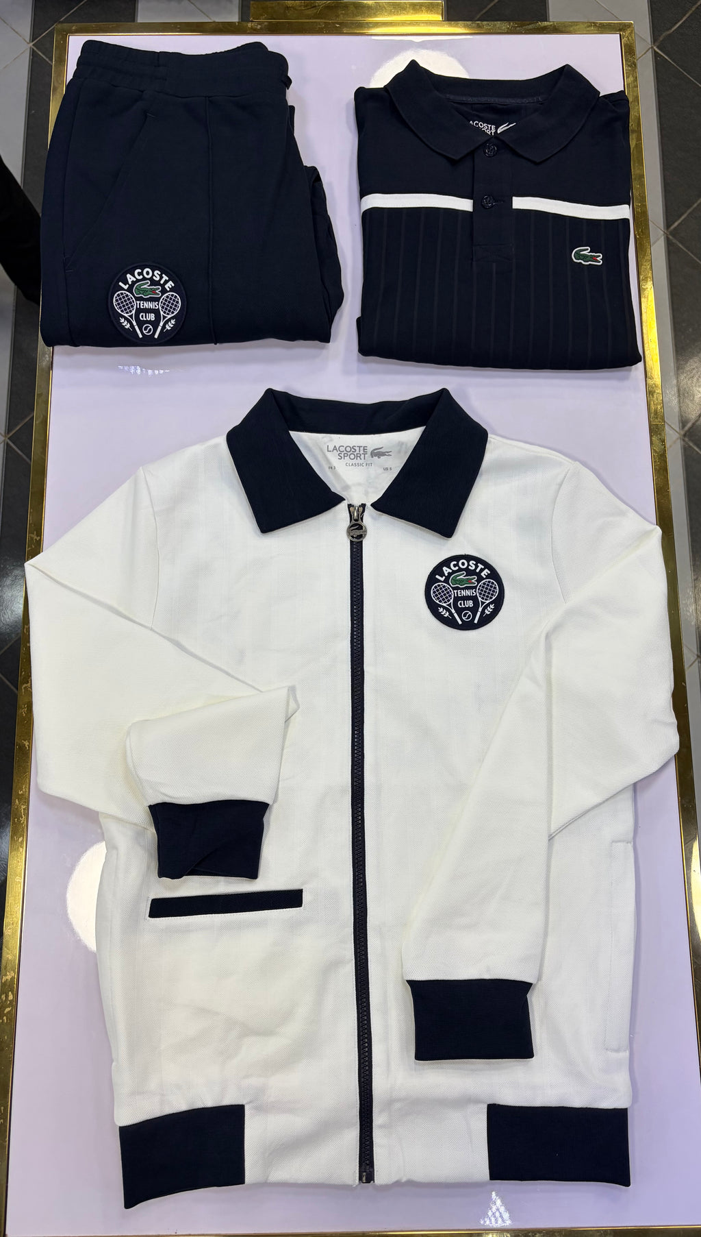 ENSEMBELE LACOSTE 3 PIECES