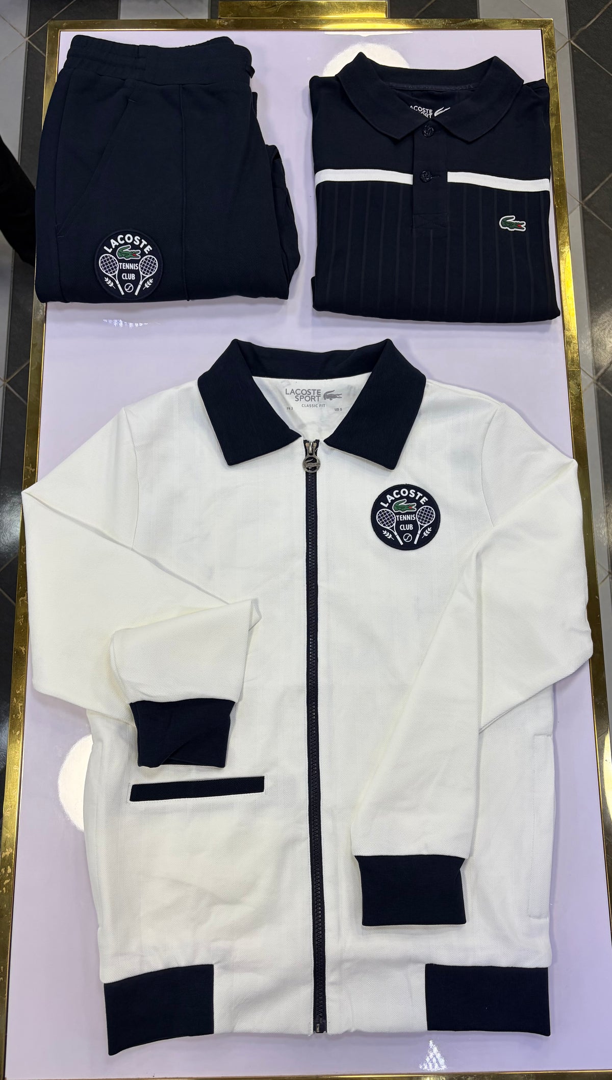 ENSEMBELE LACOSTE 3 PIECES